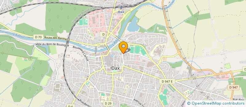 localisation de l'entreprise MADAME MARIE DANEL  SAINT-PAUL-LES-DAX