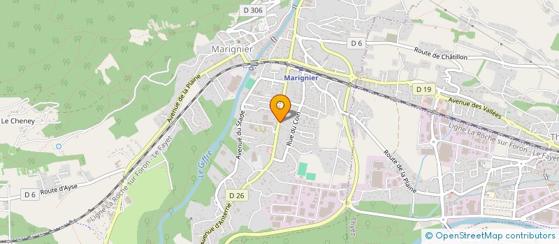 localisation de l'entreprise MADAME MARIE DANET  MARIGNIER