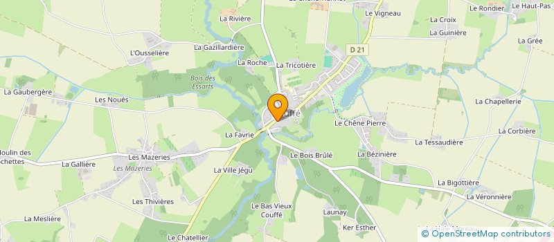 localisation de l'entreprise MADAME MARIE DANIEL  COUFFE