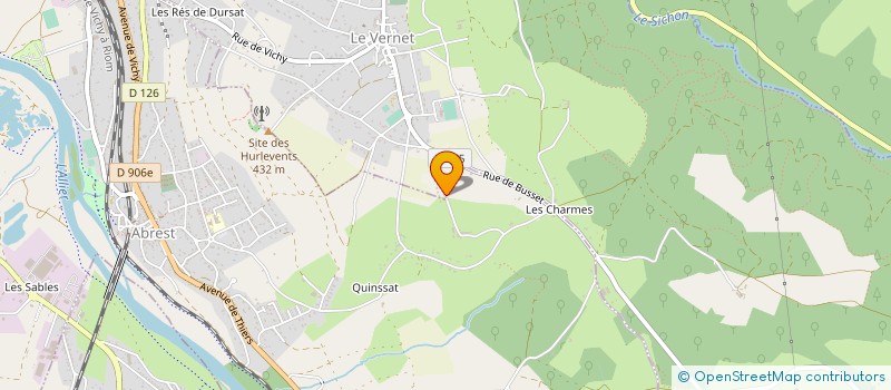 localisation de l'entreprise MADAME MARIE-DANIELE CHEVRIER  ABREST