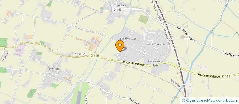 localisation de l'entreprise MADAME MARIE-DANIELLE LIND  MONTELIER