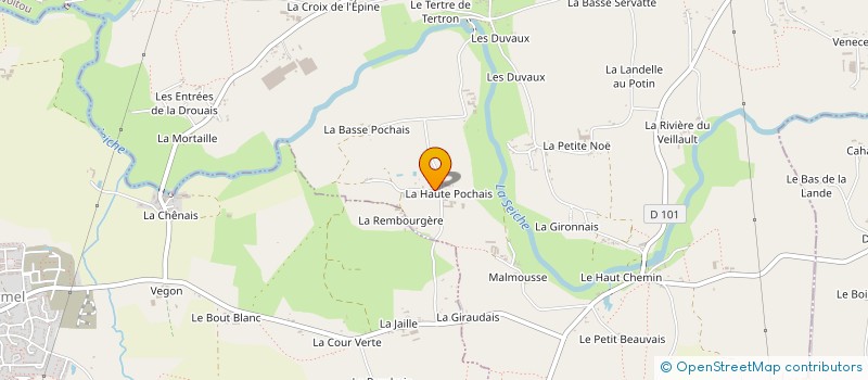 localisation de l'entreprise MADAME MARIE-DANIELLE MARCHAND  NOUVOITOU