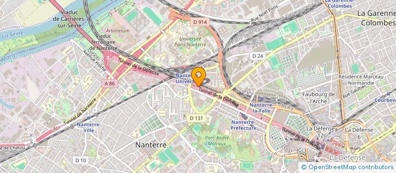 localisation de l'entreprise MADAME MARIE-DANIELLE MOTTO à COURBEVOIE
