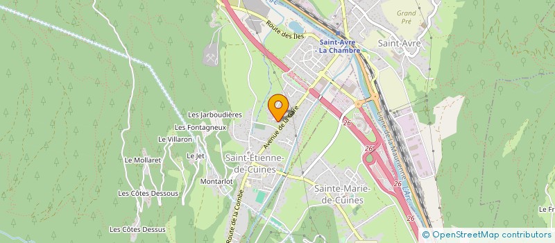 localisation de l'entreprise MADAME MARIE-DANIELLE STANCZAK  SAINT-ETIENNE-DE-CUINES