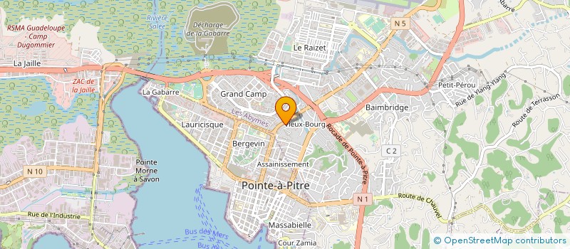 localisation de l'entreprise MADAME MARIE-DANIELLE THAUVIN à LES ABYMES