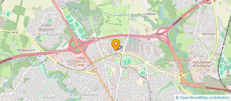 localisation de l'entreprise MADAME MARIE DANIELO  NANTES