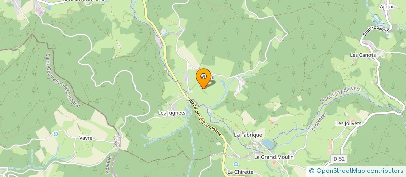 localisation de l'entreprise MADAME MARIE DANIERE  SAINT IGNY DE VERS