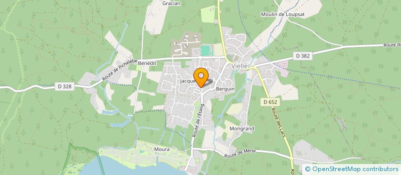 localisation de l'entreprise MADAME MARIE DANTHEZ  VIELLE-SAINT-GIRONS