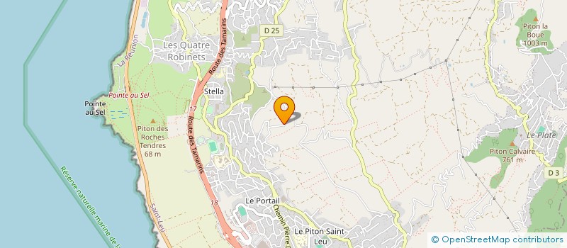 localisation de l'entreprise MADAME MARIE DANYLA PRAENE  SAINT-LEU