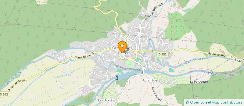 localisation de l'entreprise MADAME MARIE DARANTIERE  GREOUX-LES-BAINS