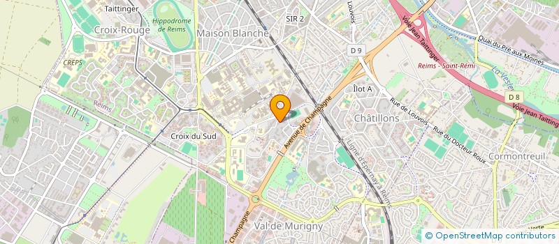 localisation de l'entreprise MADAME MARIE DARBEC à REIMS