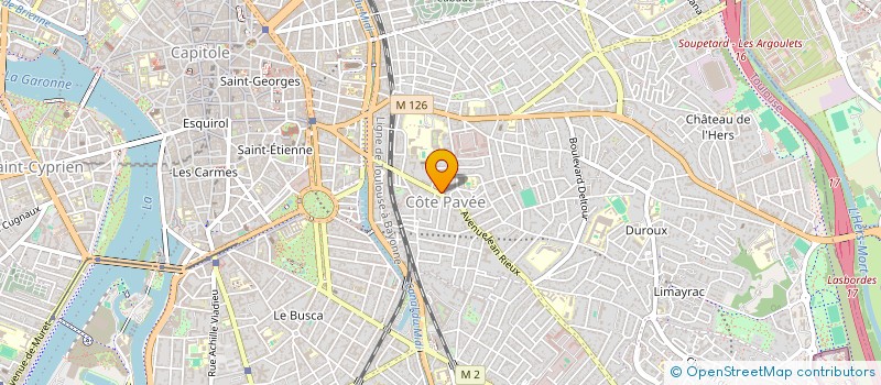 localisation de l'entreprise MADAME MARIE DARIES  TOULOUSE