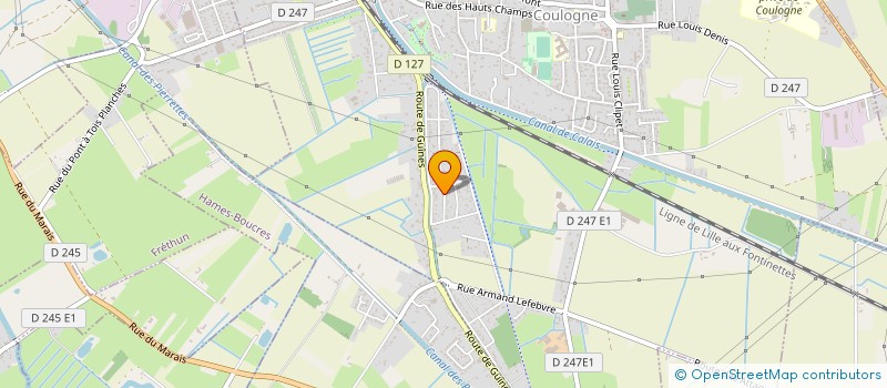 localisation de l'entreprise MADAME MARIE DARRAS  COULOGNE