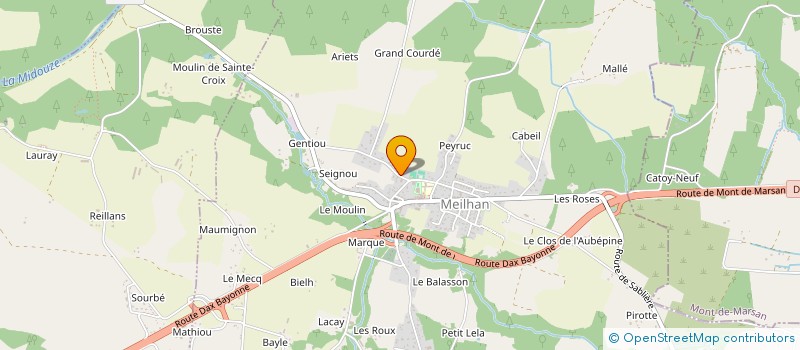 localisation de l'entreprise MADAME MARIE DARRIEUTORT  CARCARES-STE-CROIX