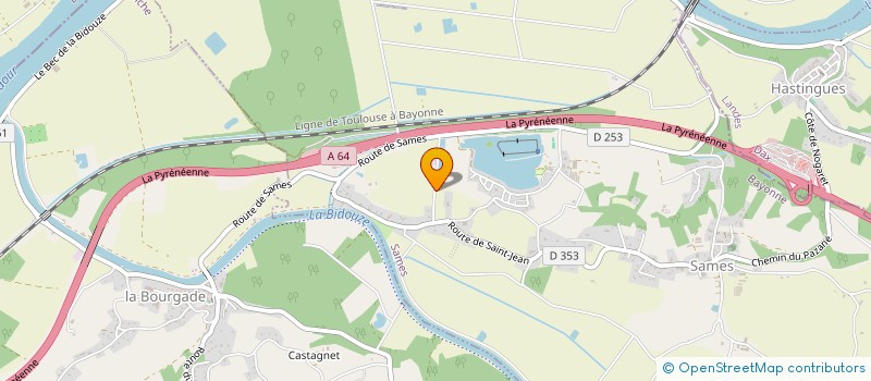 localisation de l'entreprise MADAME MARIE DAUGAREILH  SAMES