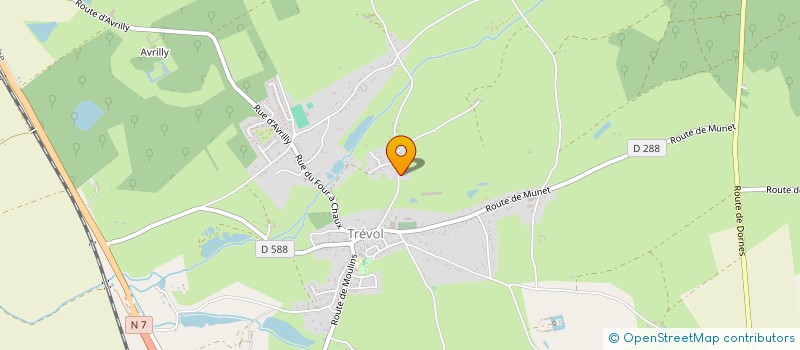 localisation de l'entreprise MADAME MARIE DAUMAS  VILLENEUVE-SUR-ALLIER