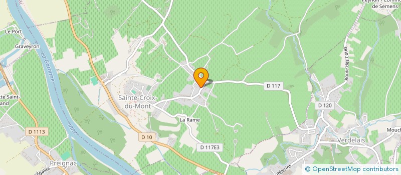 localisation de l'entreprise MADAME MARIE DAUMEC  SAINTE-CROIX-DU-MONT