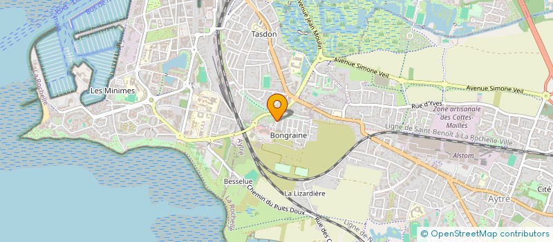 localisation de l'entreprise MADAME MARIE DAUNIS  LA ROCHELLE