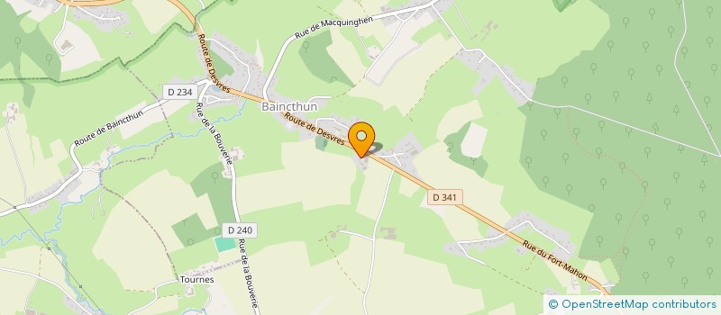 localisation de l'entreprise MADAME MARIE DAUSQUE  BAINCTHUN