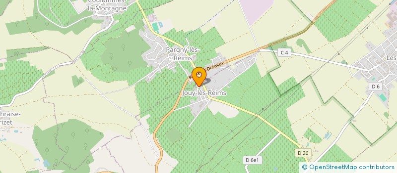 localisation de l'entreprise MADAME MARIE DAUTREVILLE  JOUY-LES-REIMS