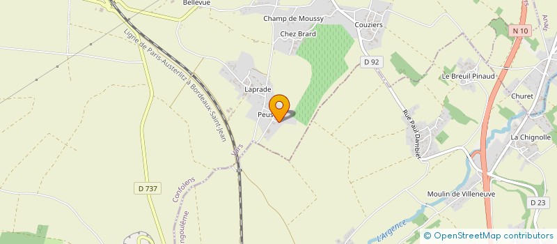 localisation de l'entreprise MADAME MARIE DAVAZE  VARS