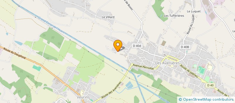 localisation de l'entreprise MADAME MARIE- DAVID  LES AVENIERES VEYRINS-THUELLIN