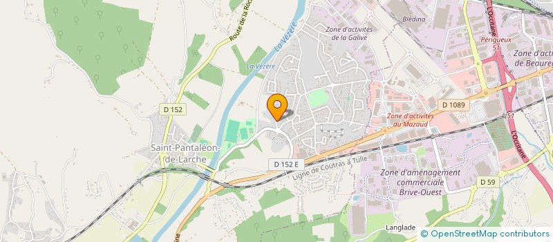 localisation de l'entreprise MADAME MARIE DAVID  SAINT-PANTALEON-DE-LARCHE