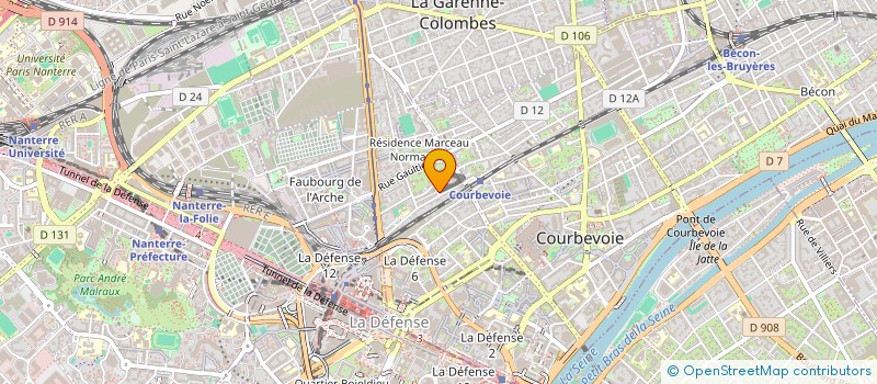 localisation de l'entreprise MADAME MARIE DAVID à COURBEVOIE