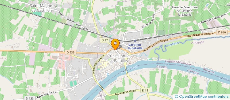 localisation de l'entreprise MADAME MARIE DAYON à CASTILLON-LA-BATAILLE