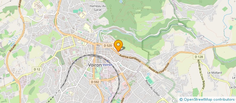 localisation de l'entreprise MADAME MARIE DAYOT à VOIRON