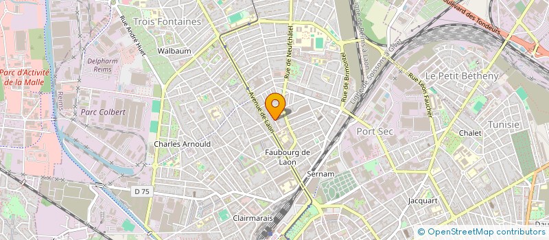 localisation de l'entreprise MADAME MARIE DE AQUINO  REIMS