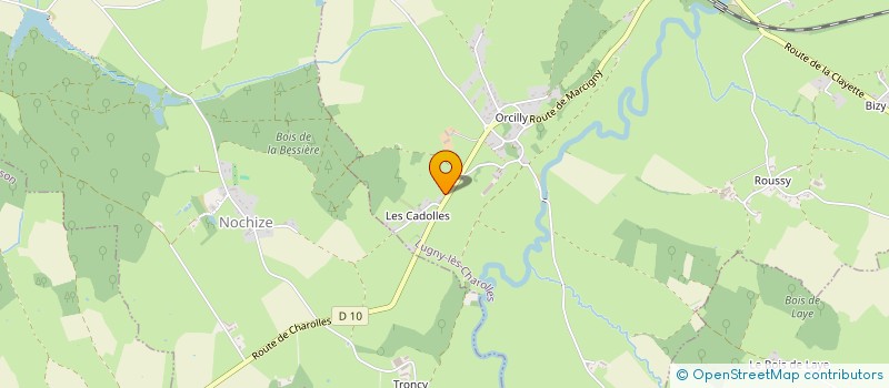 localisation de l'entreprise MADAME MARIE DE BOISSET  OZOLLES