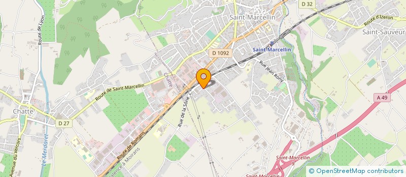 localisation de l'entreprise MADAME MARIE DE BONI  SAINT-MARCELLIN