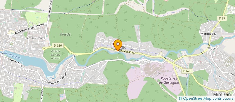 localisation de l'entreprise MADAME MARIE DE BRITO  MIMIZAN