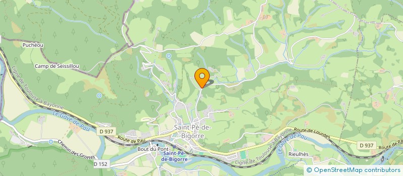 localisation de l'entreprise MADAME MARIE DE COSTER  SAINT-PE-DE-BIGORRE