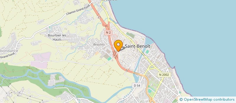 localisation de l'entreprise MADAME MARIE DE-FONDAUMIERE à SAINT-BENOIT