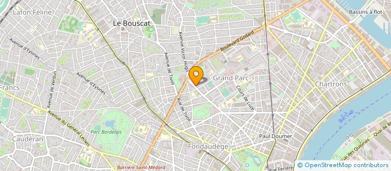 localisation de l'entreprise MADAME MARIE DE GINESTET DE PUIVERT à BORDEAUX