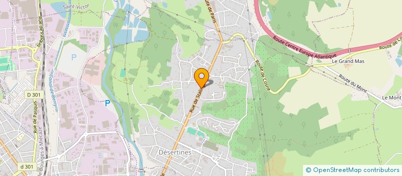 localisation de l'entreprise MADAME MARIE DE JESUS  DESERTINES