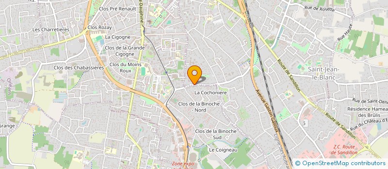 localisation de l'entreprise MADAME MARIE DE L ESPINAY  SAINT-JEAN-LE-BLANC