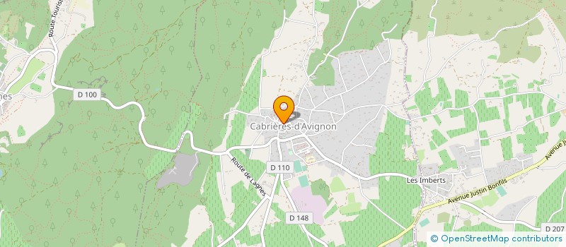 localisation de l'entreprise MADAME MARIE DE LA LANDE DE VALLIERE  CABRIERES-D'AVIGNON