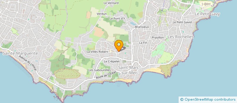 localisation de l'entreprise MADAME MARIE DE LEPERVANCHE  SAINT-NAZAIRE