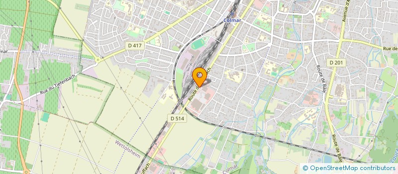 localisation de l'entreprise MADAME MARIE DE LUCA  COLMAR