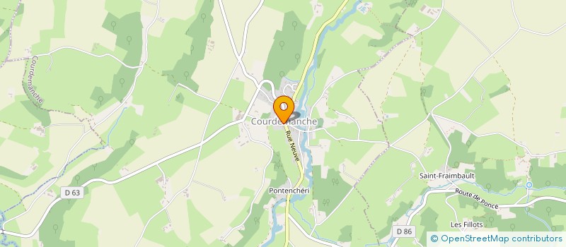 localisation de l'entreprise MADAME MARIE DE MAUPEOU D'ABLEIGES  COURDEMANCHE