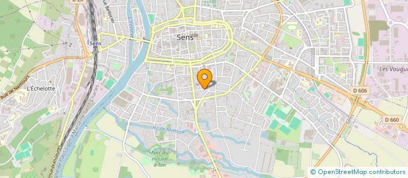 localisation de l'entreprise MADAME MARIE DE MENDONCA à SENS