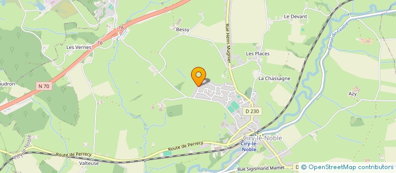 localisation de l'entreprise MADAME MARIE DE MONTLAUR  SAINT-ROMAIN-SOUS-VERSIGNY