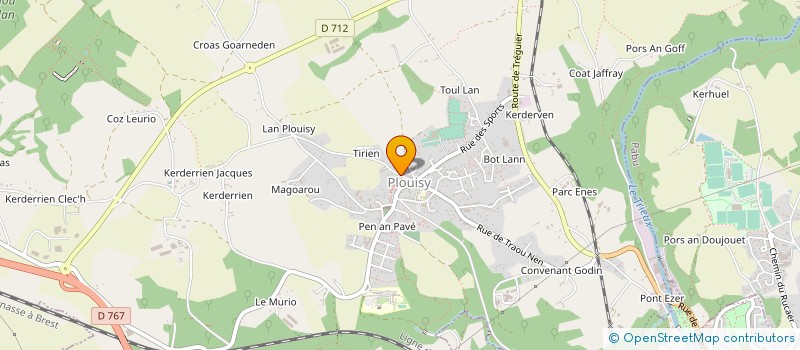 localisation de l'entreprise MADAME MARIE DE PERRIEN à PLOUISY