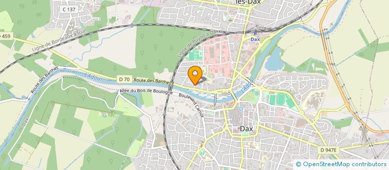 localisation de l'entreprise MADAME MARIE DE PINHO  DAX