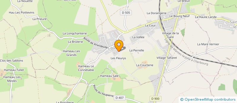 localisation de l'entreprise MADAME MARIE DE SAINT JORES  COUVILLE