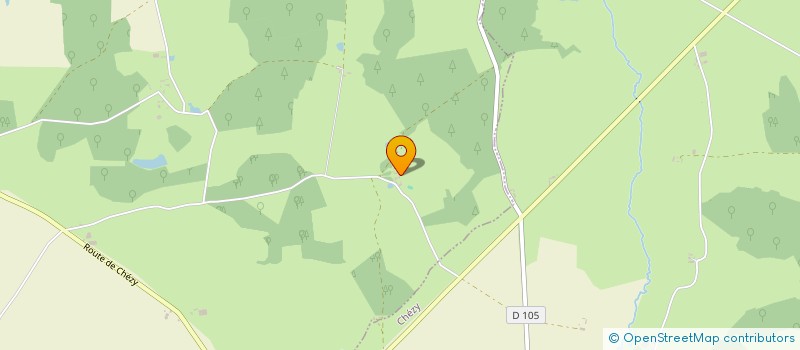 localisation de l'entreprise MADAME MARIE DE SAMPIGNY  GENNETINES