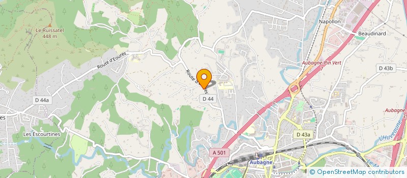 localisation de l'entreprise MADAME MARIE DE SOYRES  AUBAGNE